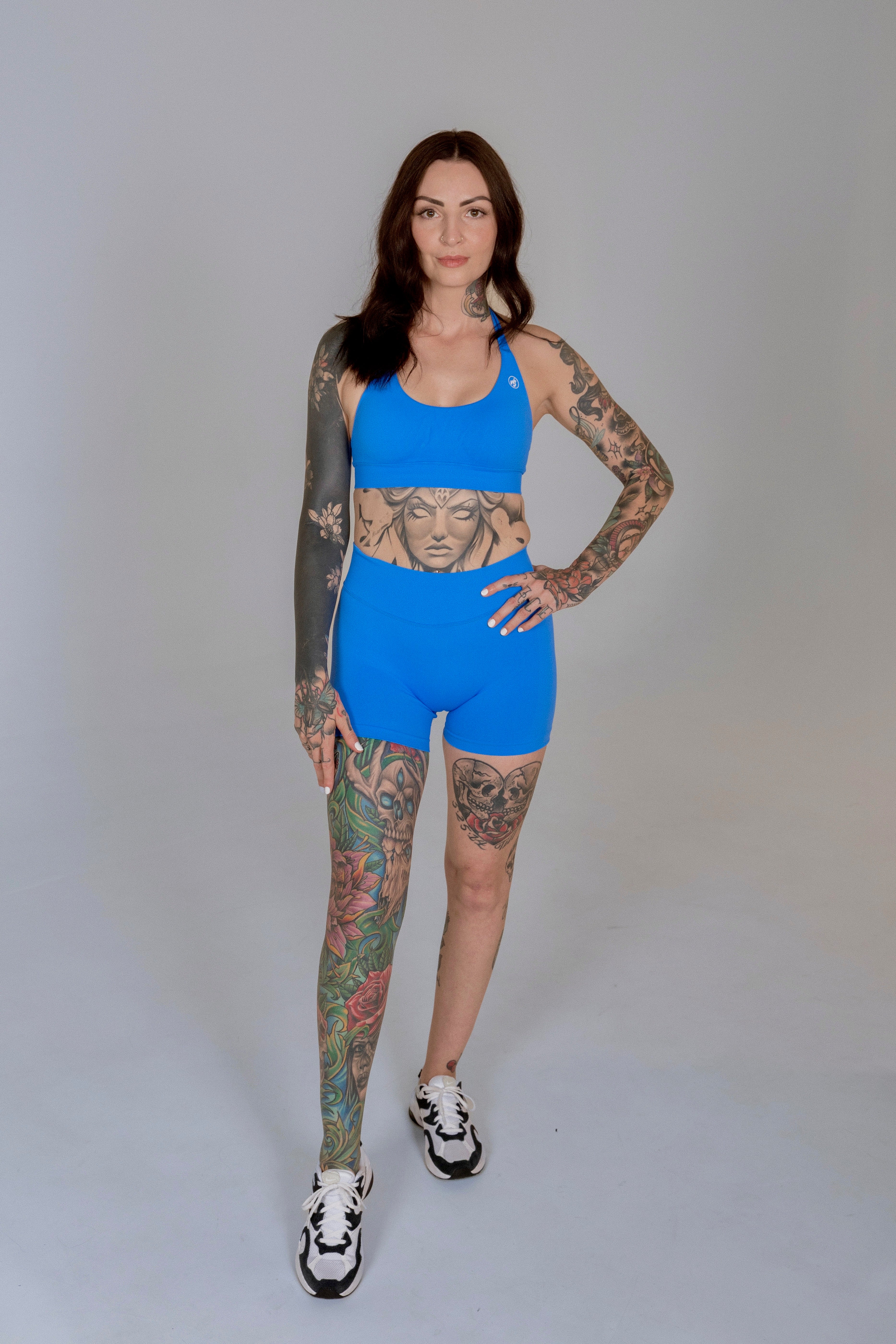 Powerline Shorts – Electric Blue | Full Support Sculpt Fit