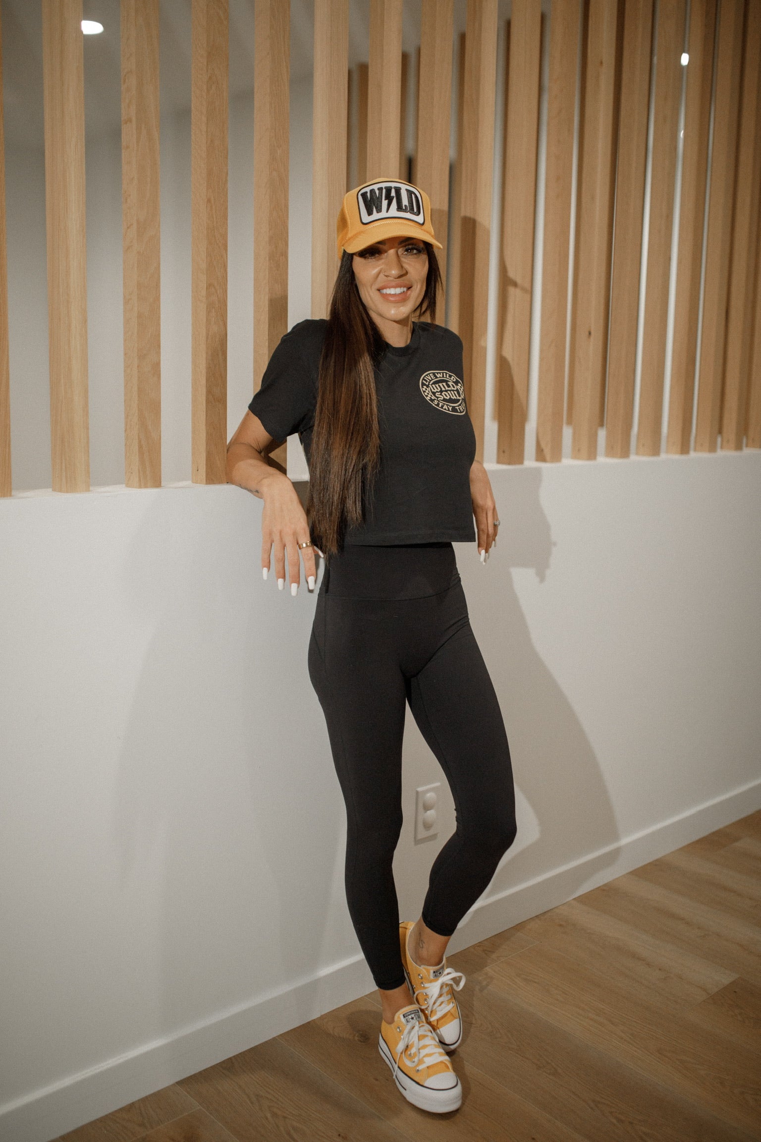 Wild Run Hat - Gold Trucker