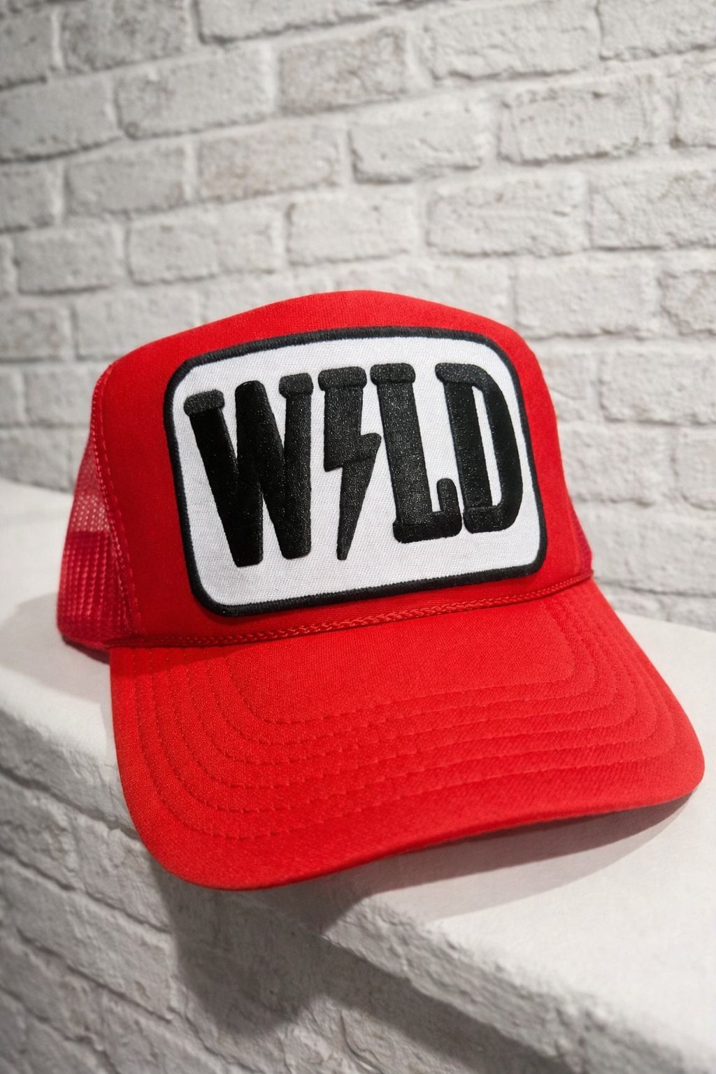 Wild Run Hat - Red Trucker