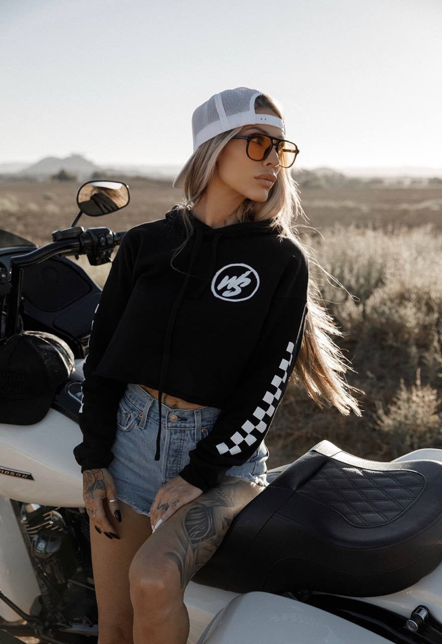 🔥 Full Send — Cropped Hoodie