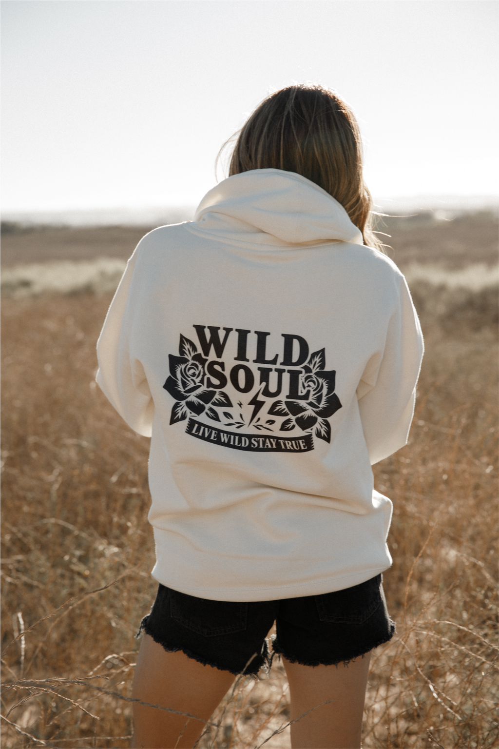 🤍 Ink Junkie — Bone Hoodie