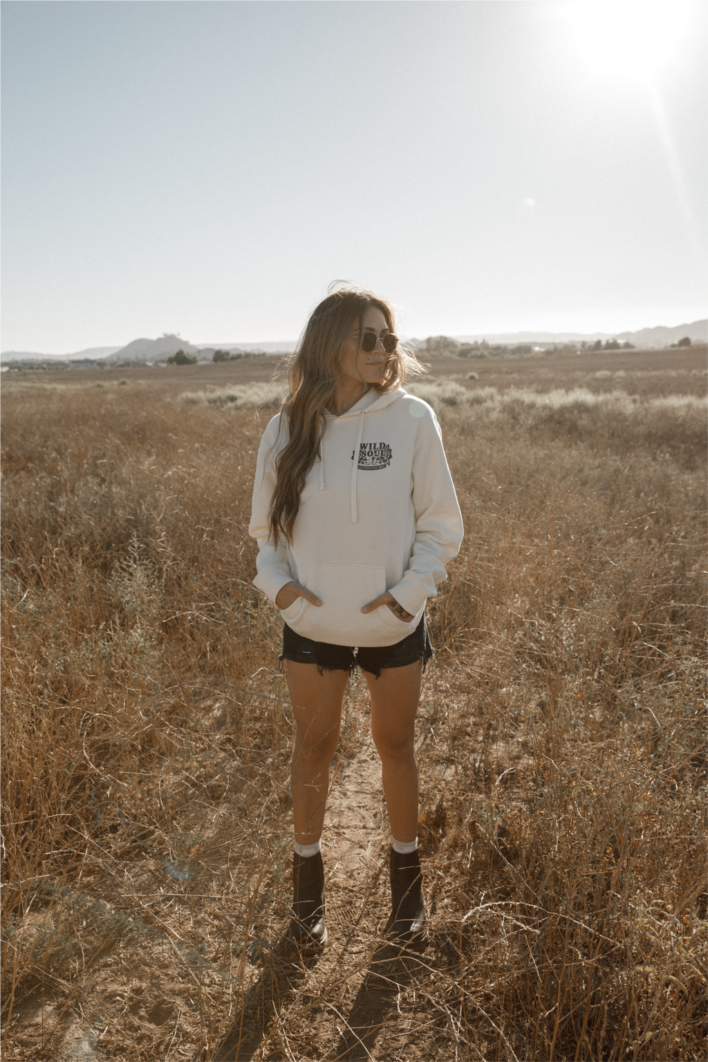 🤍 Ink Junkie — Bone Hoodie