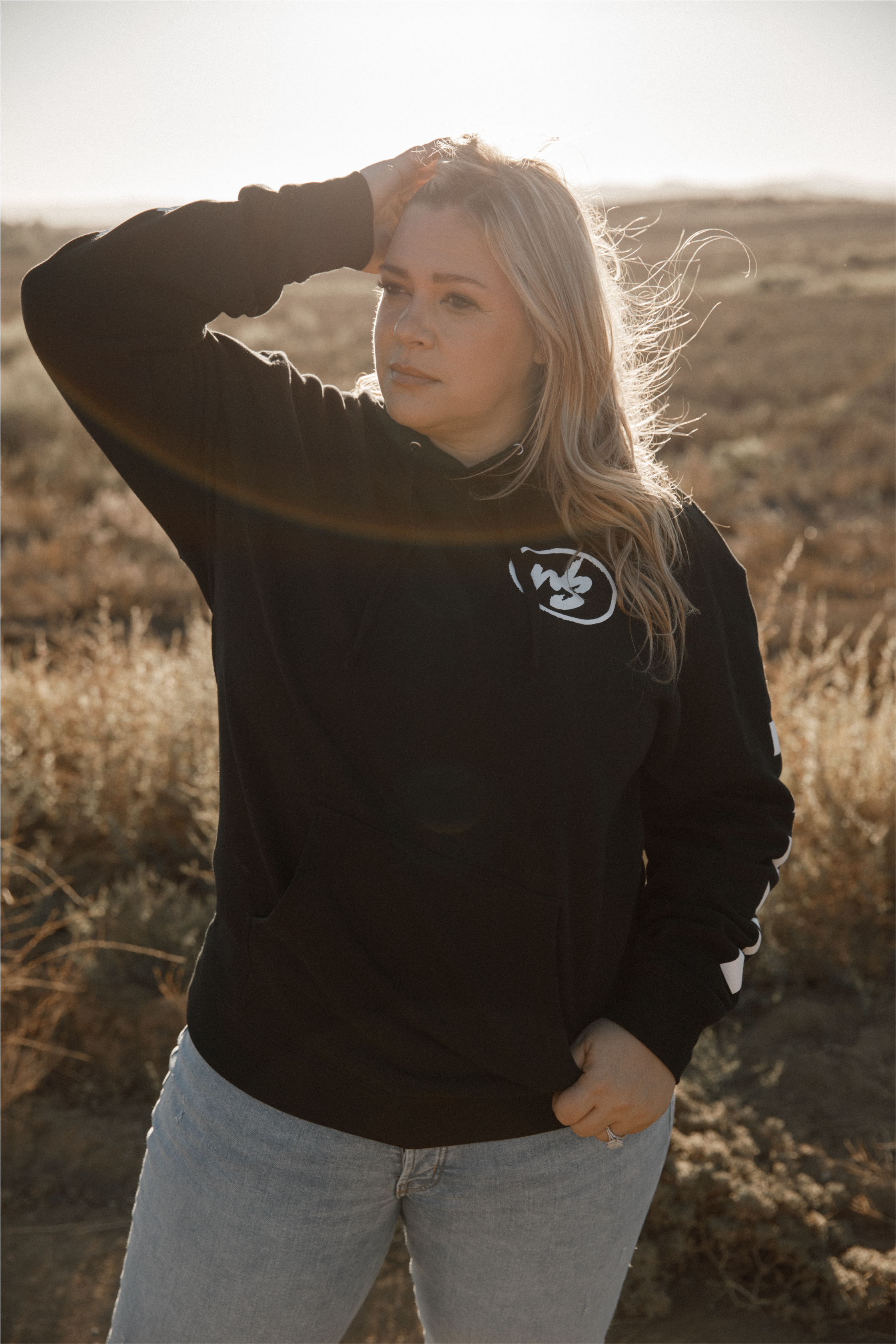 🔥 Full Send — Oversized Hoodie - Black